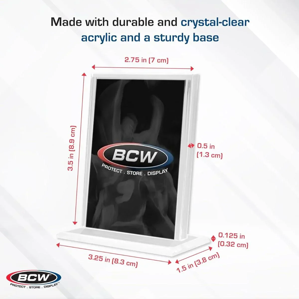 Acrylic Card Stand - Vertical - Image 3