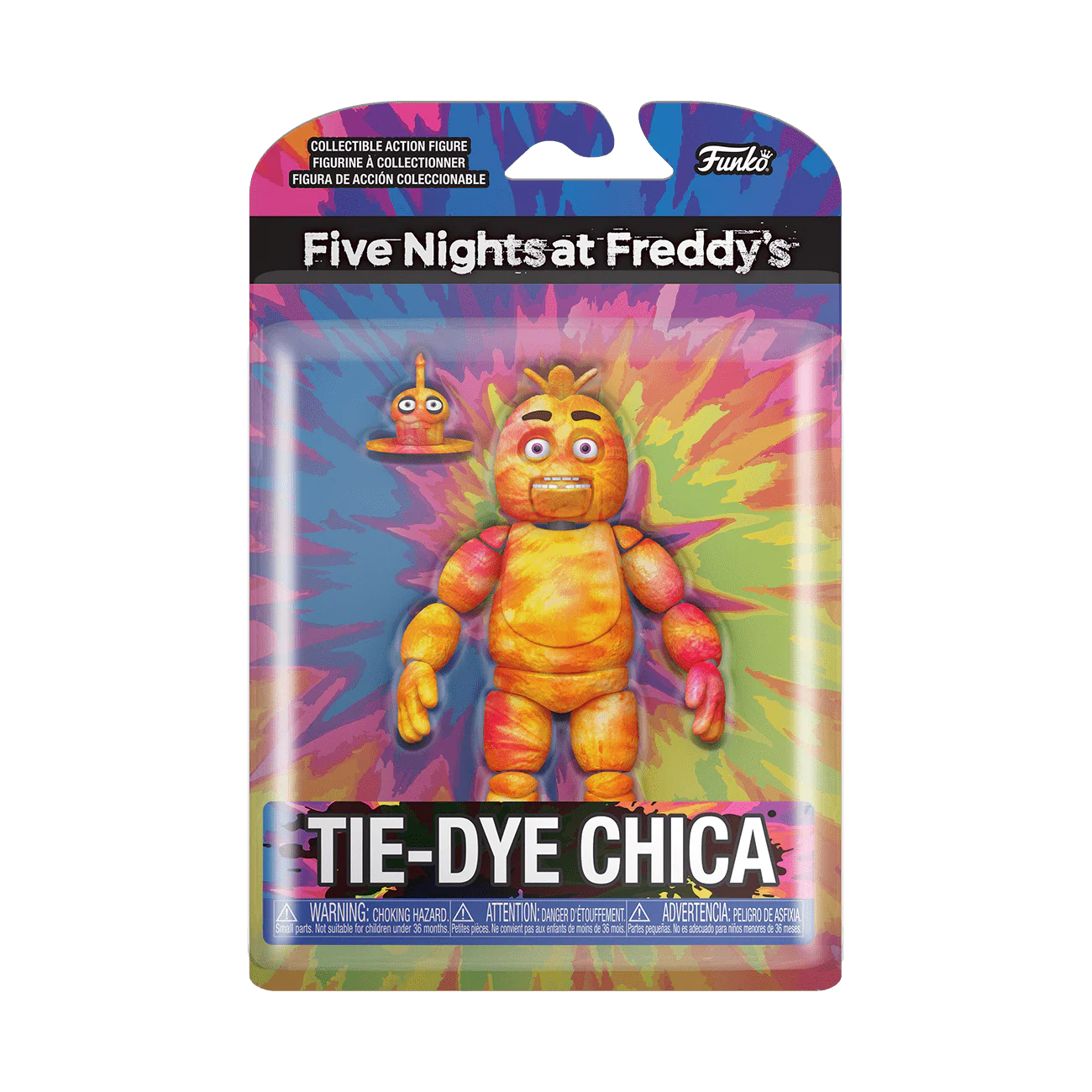 Action Figure 5" Five Nights at Freddy's Tie-Dye - Chica - Image 2