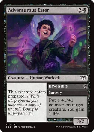 Adventurous Eater (SOS-072) - Secrets of Strixhaven Foil