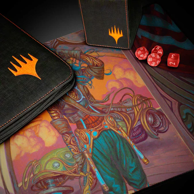 Aetherdrift Sita Varma, Masked Racer Playmat for Magic: The Gathering - Image 3