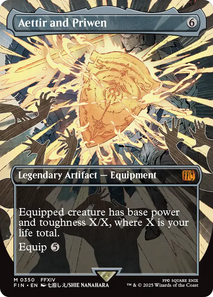 Aettir and Priwen (FIN-350) - FINAL FANTASY (Borderless) Foil