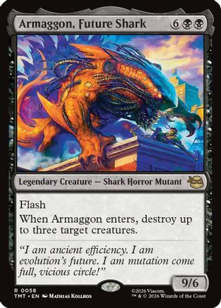 Armaggon, Future Shark (TMT-058) - Teenage Mutant Ninja Turtles Foil