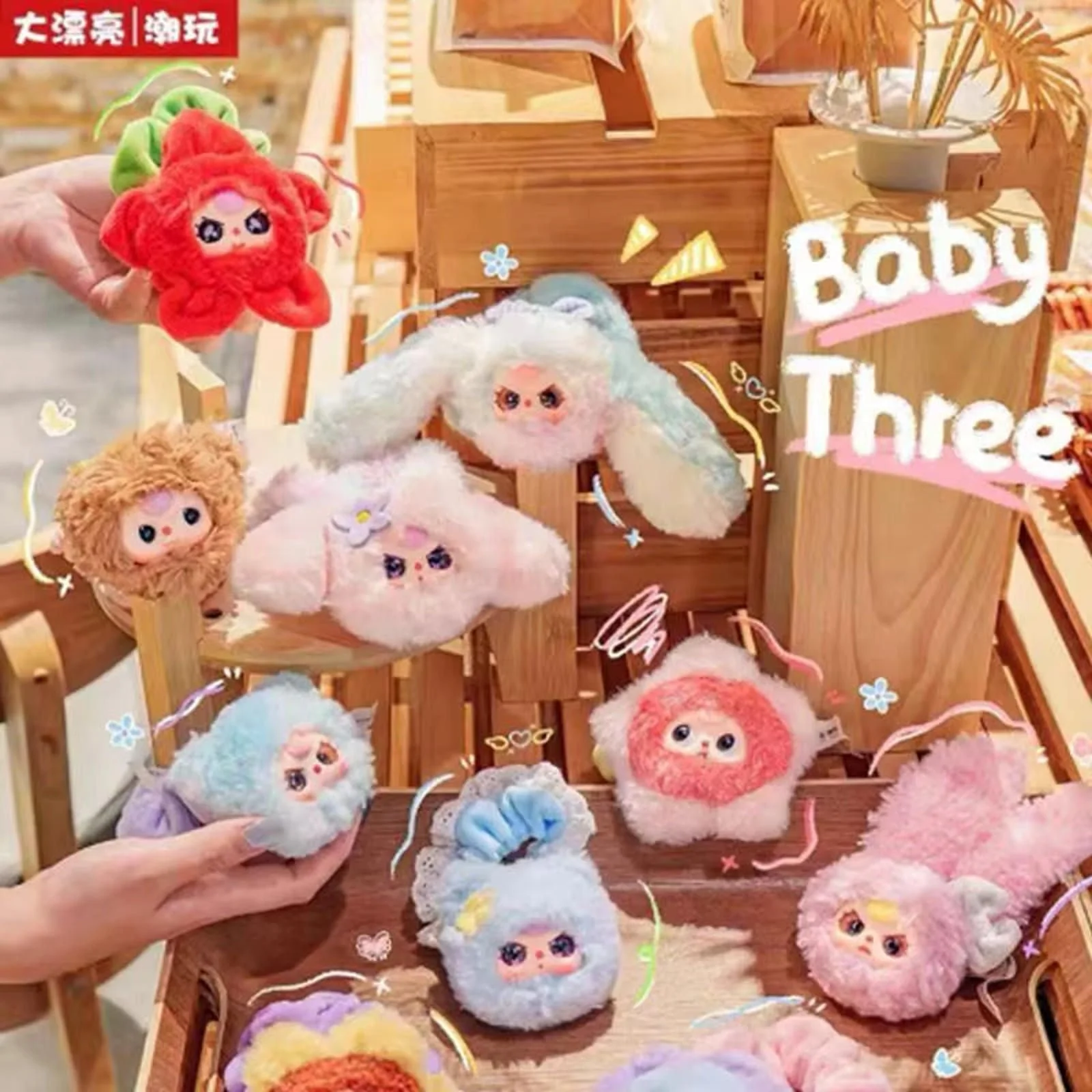 Baby Three Flower Hair Ring -Blind - Image 4