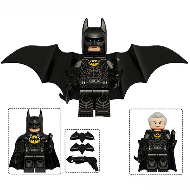 Batman Michael Keaton Lego Minifigures Custom Toys 1