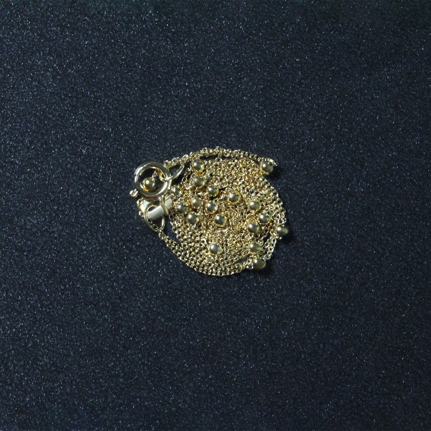 Bead Links Saturn Chain in 14k Yellow Gold (3.5mm) - Image 12