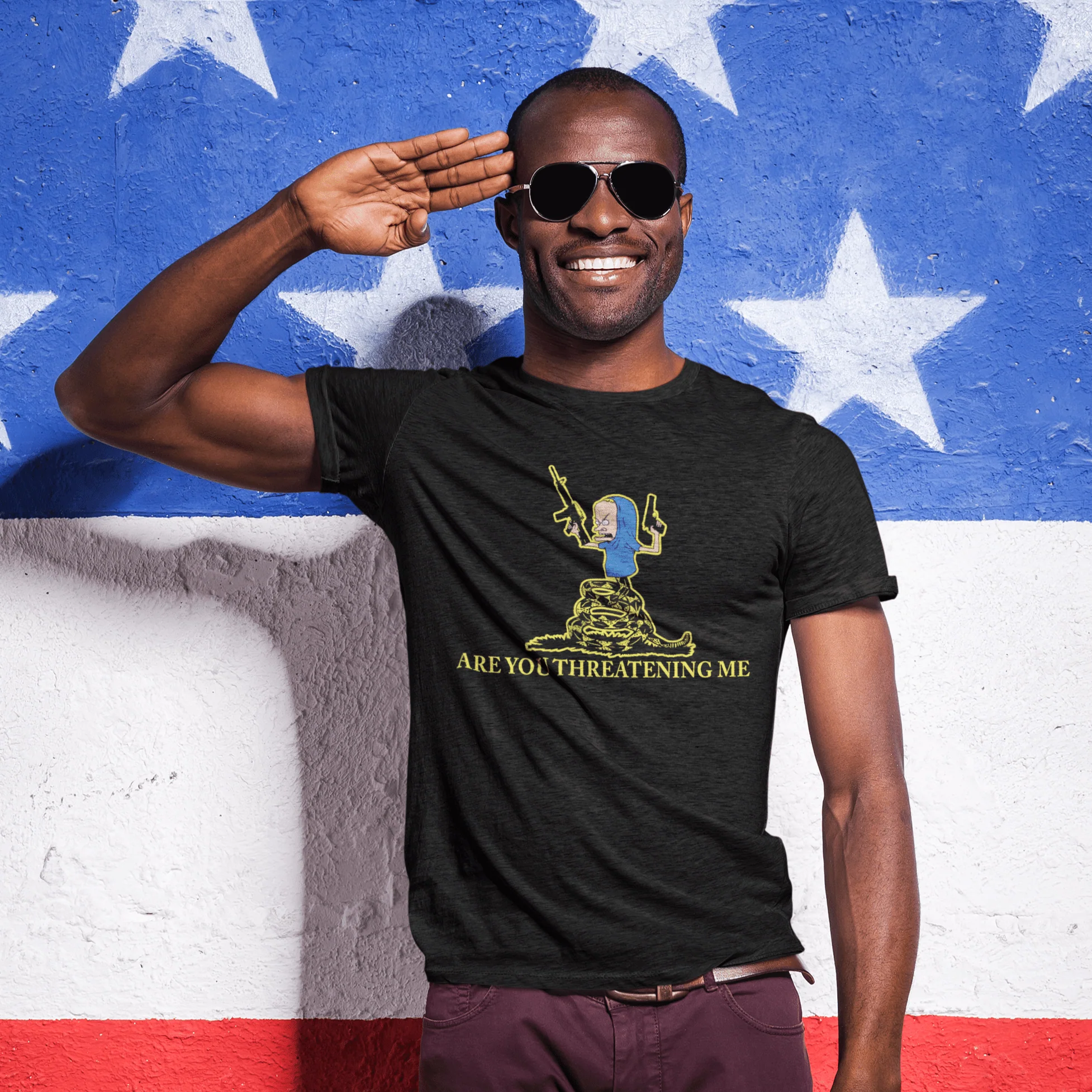 Beavis "Are You Threatening Me" T-Shirt - Image 2