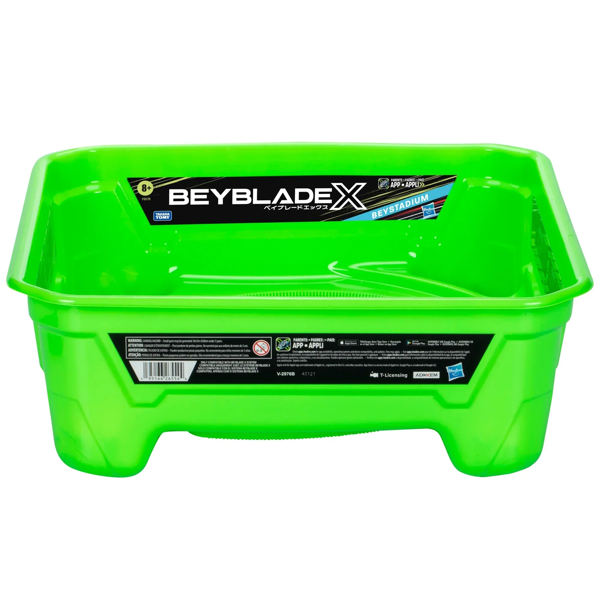 Beyblade X Beystadium Green Battle Arena for Spinning Top-Toys (Requires Top & Launcher – Sold Separately)
