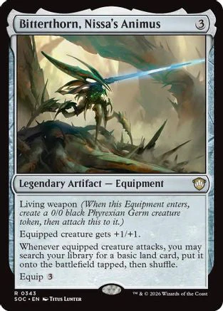 Bitterthorn, Nissa's Animus (SOC-343) - Commander: Secrets of Strixhaven