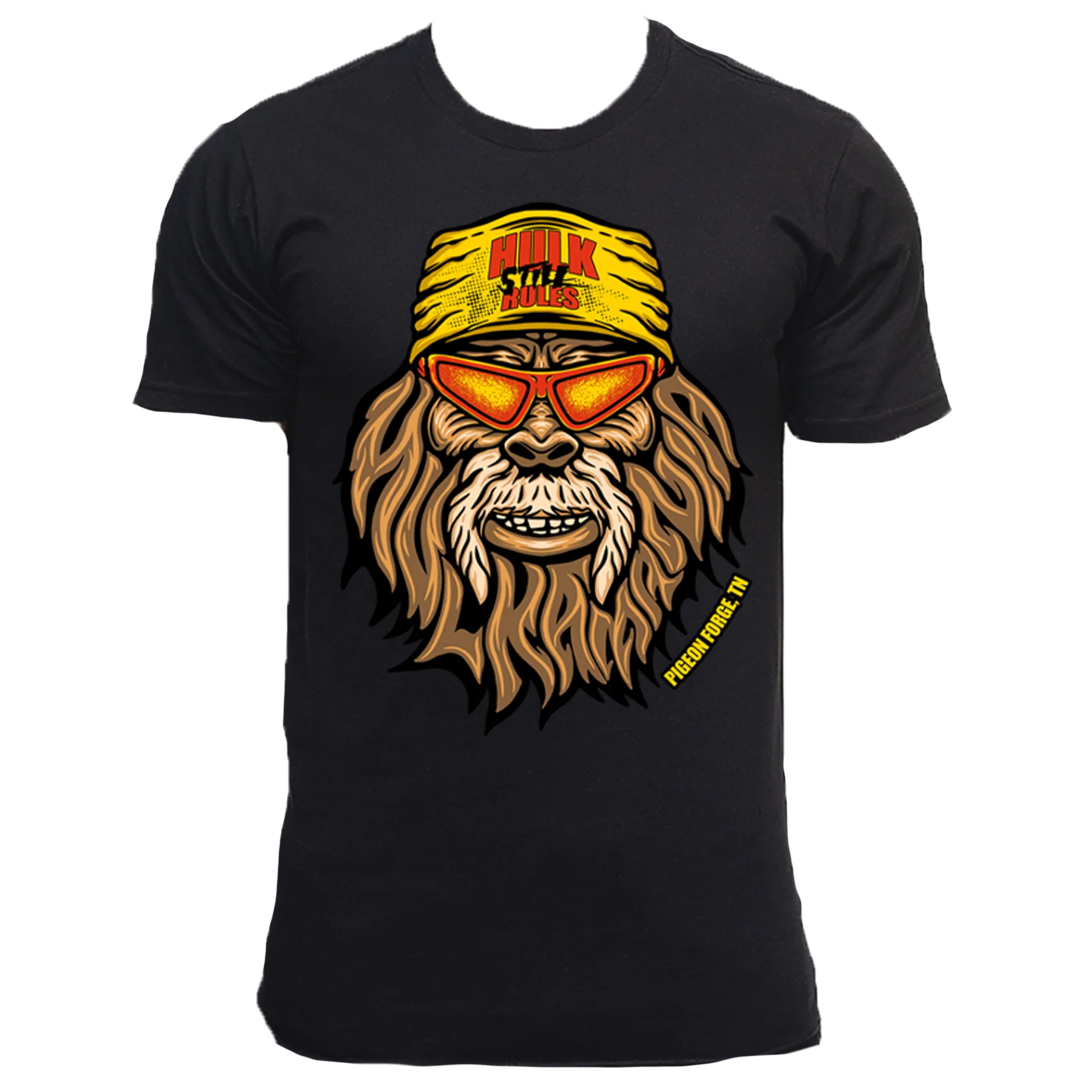 Black Hulk Still Rules Hulksquatch Adult T-Shirt