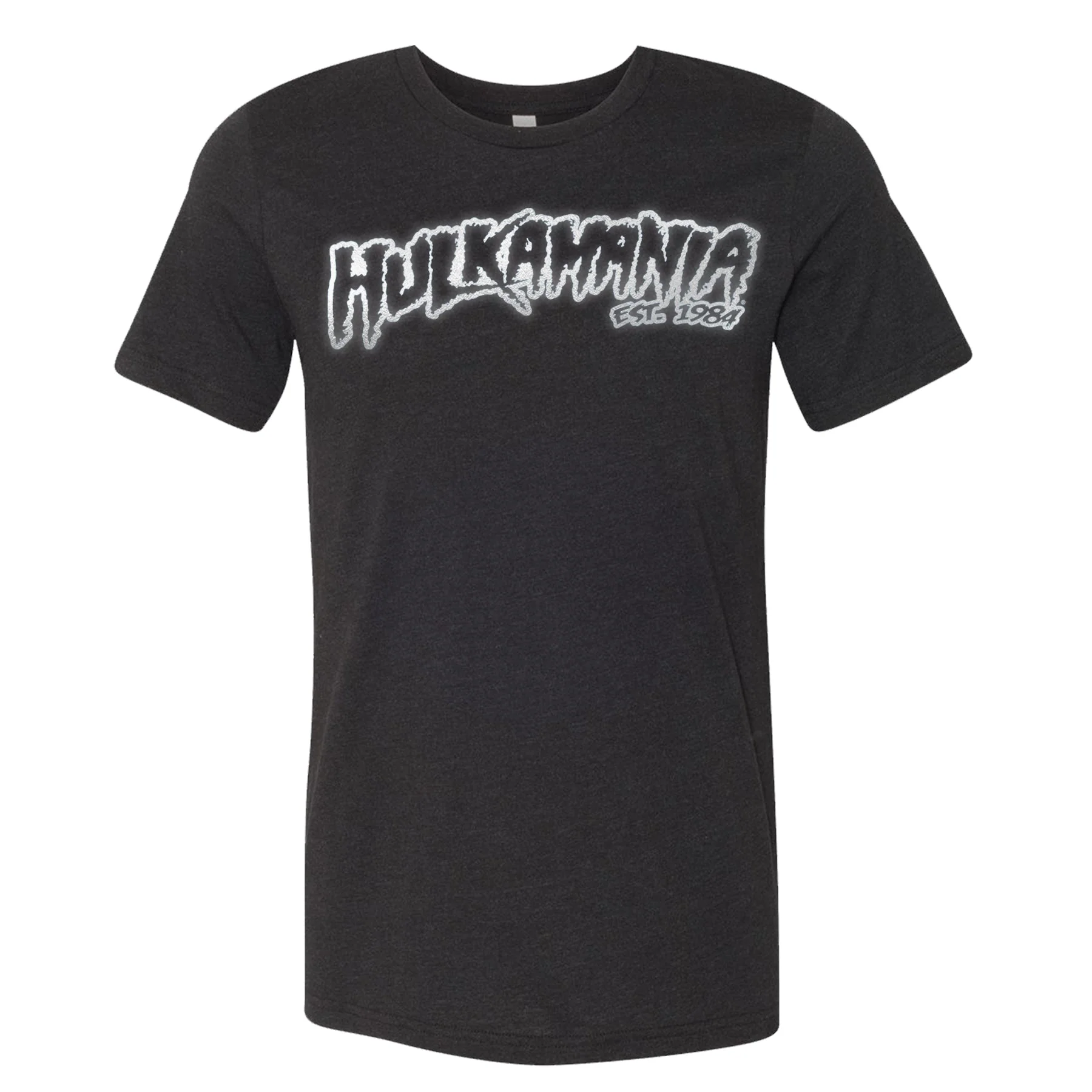 Black Reflective Hulkamania Adult T-Shirt - Image 2