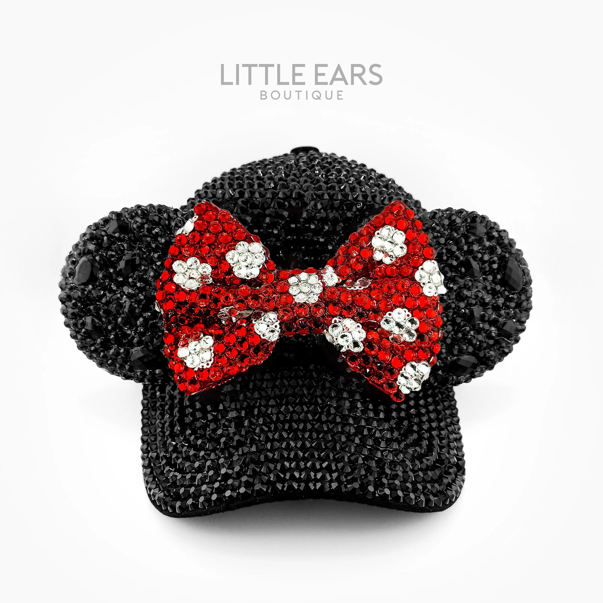 Black Shinny Minnie Hat