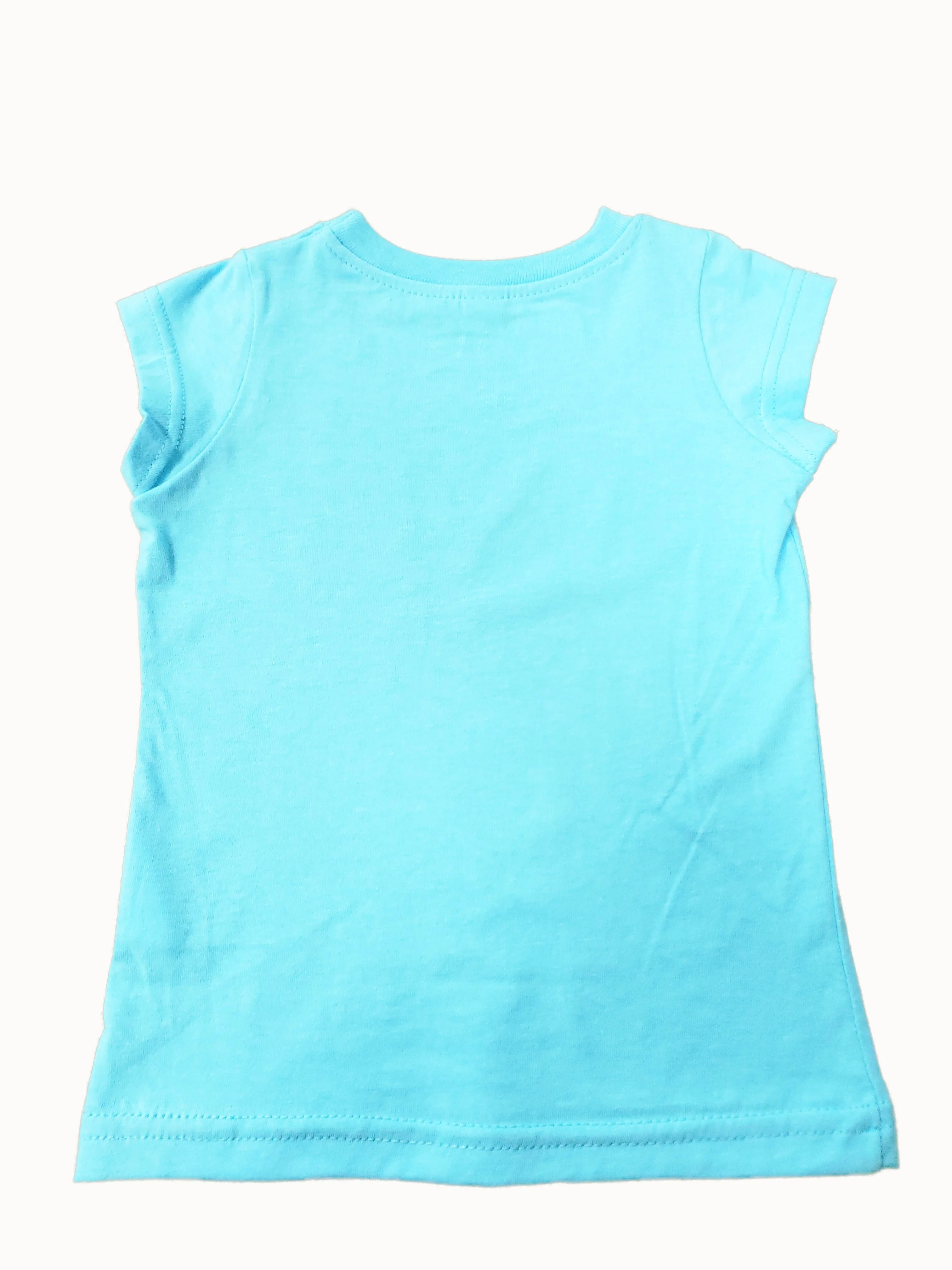 Blue Glitter Hulkamania Girls Toddler T-Shirt - Image 2