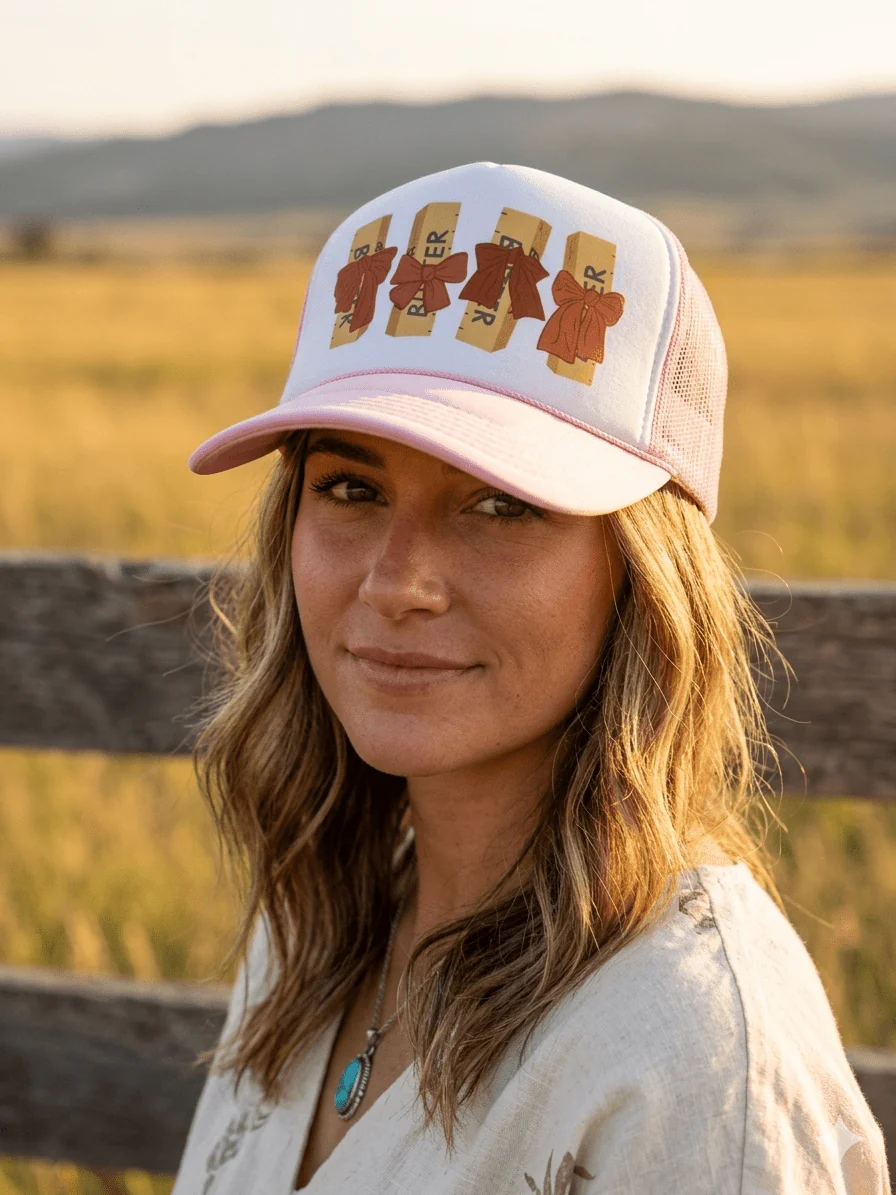 Bow Butter Sticks Trucker Hat - Image 2