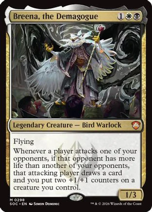 Breena, the Demagogue (SOC-298) - Commander: Secrets of Strixhaven