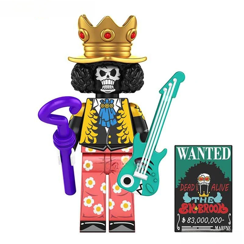 Brook from One Piece Lego Anime Minifigures Custom Toys 1