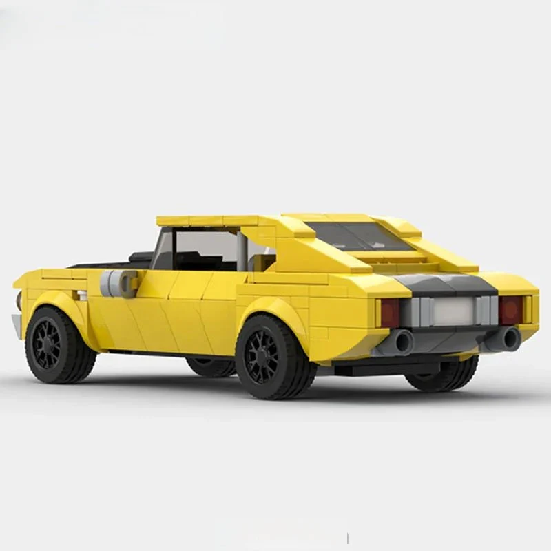 Camaro SS Classic Muscle Custom Lego Cars Minifigures Building Block Toys - Image 3