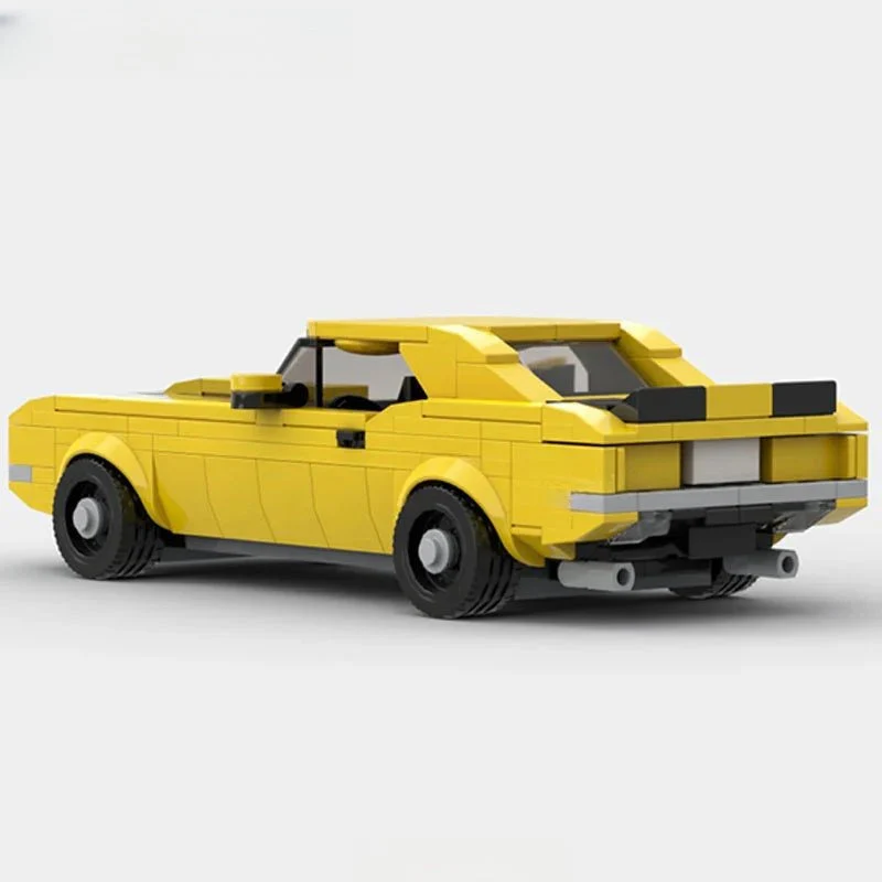 Camaro Z28 Classic Muscle Custom Lego Cars Minifigures Building Block Toys - Image 4
