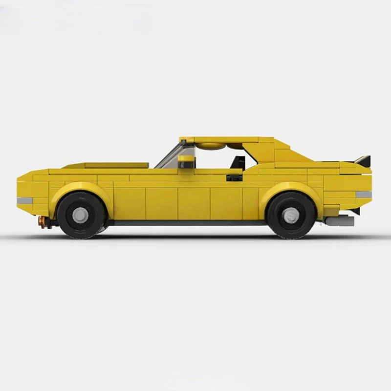 Camaro Z28 Classic Muscle Custom Lego Cars Minifigures Building Block Toys - Image 5