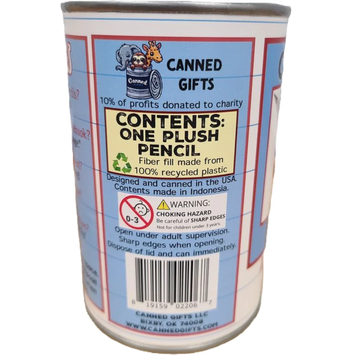 Canned Pencil - Teacher School Gift in a Can w/Funny Jokes - Image 5