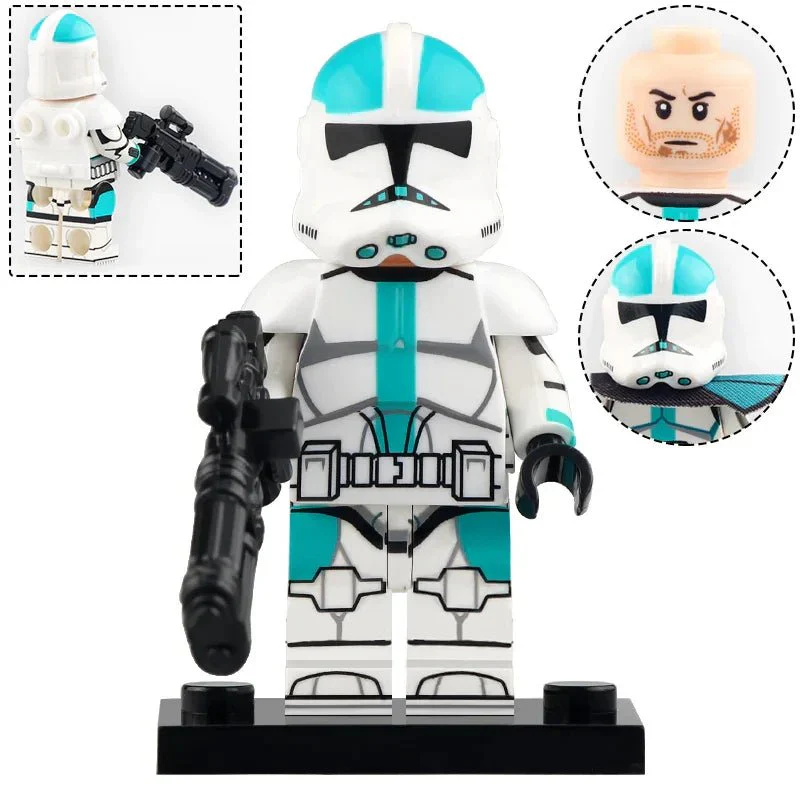 Captain Howzer Clone trooper Lego Star wars Minifigures Custom Toys - Image 2