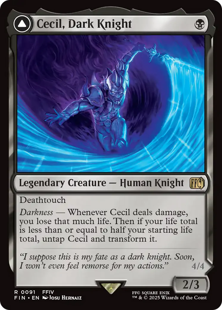 Cecil, Dark Knight (FIN-091) - FINAL FANTASY - Image 6