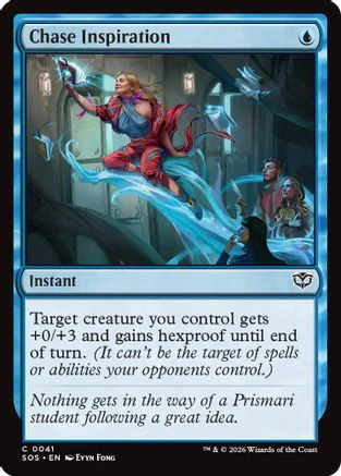 Chase Inspiration (SOS-041) - Secrets of Strixhaven Foil