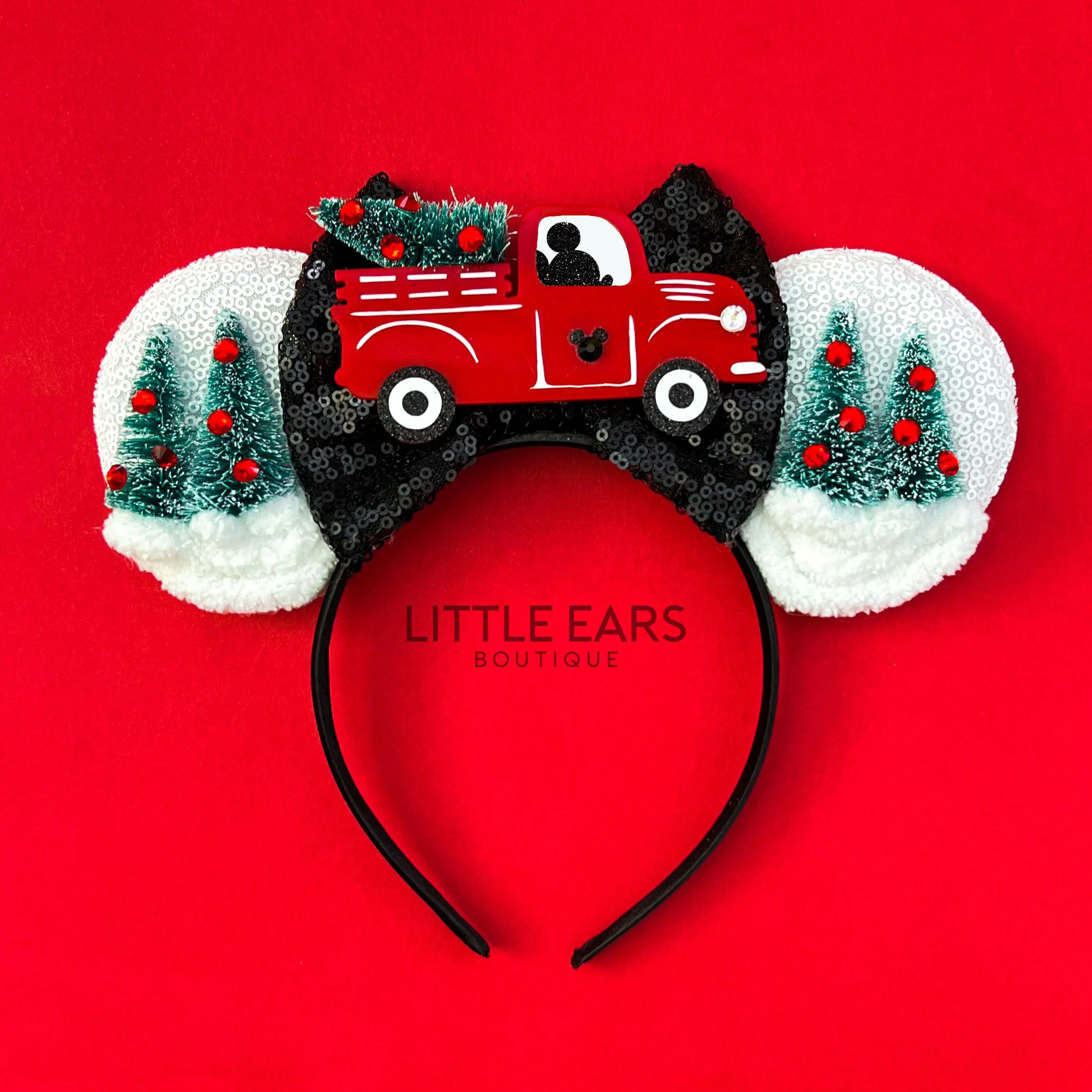 Christmas Truck Mickey Ears