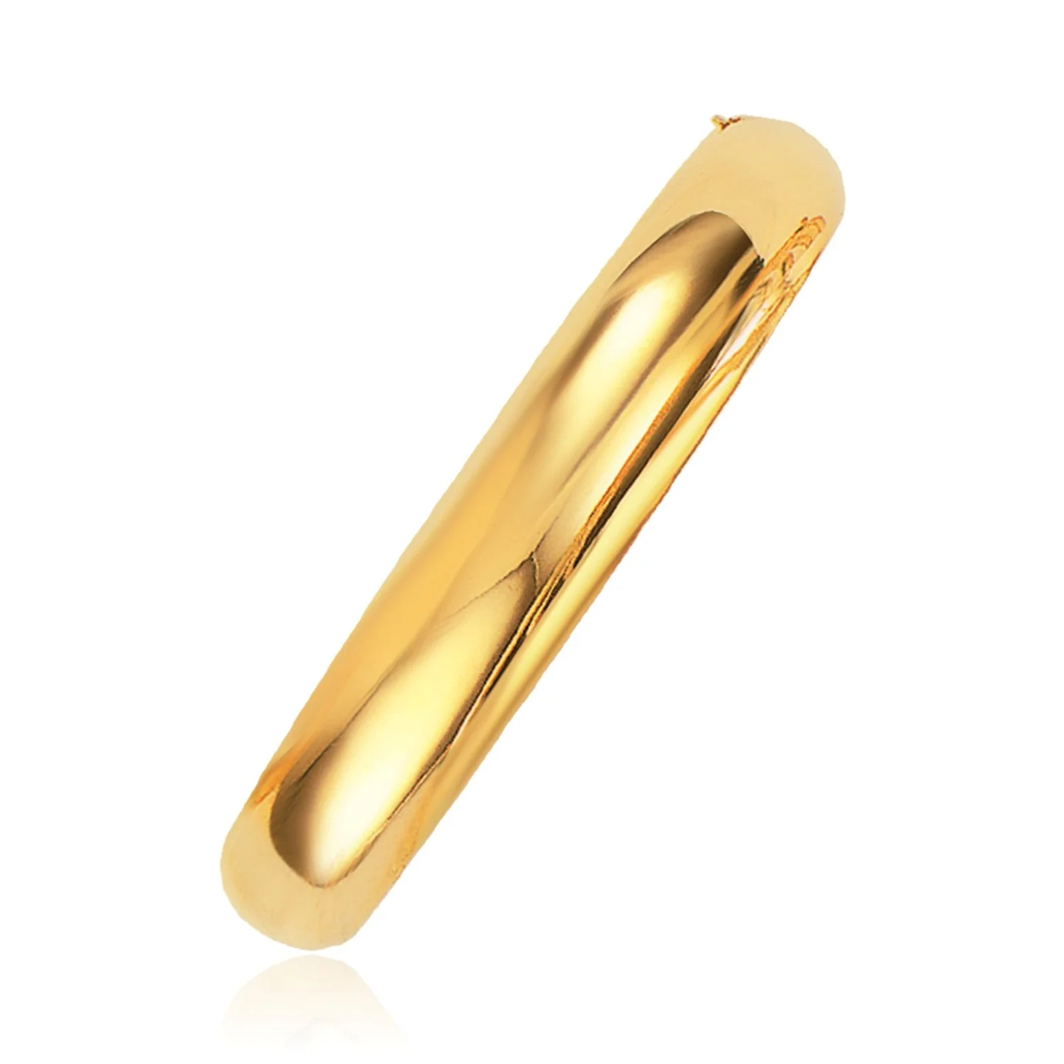 Classic Bangle in 14k Yellow Gold (10.0mm) - Image 2