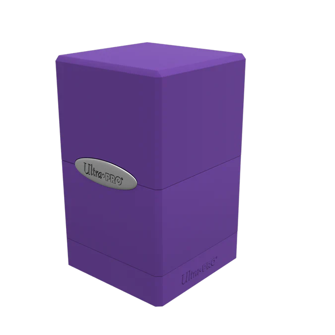 Classic Satin Tower Deck Box (Purple) - Image 2