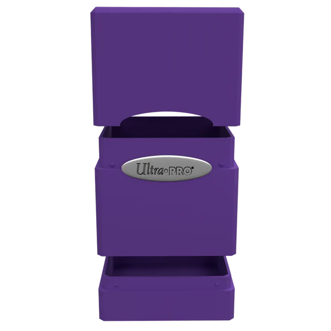Classic Satin Tower Deck Box (Purple) - Image 3