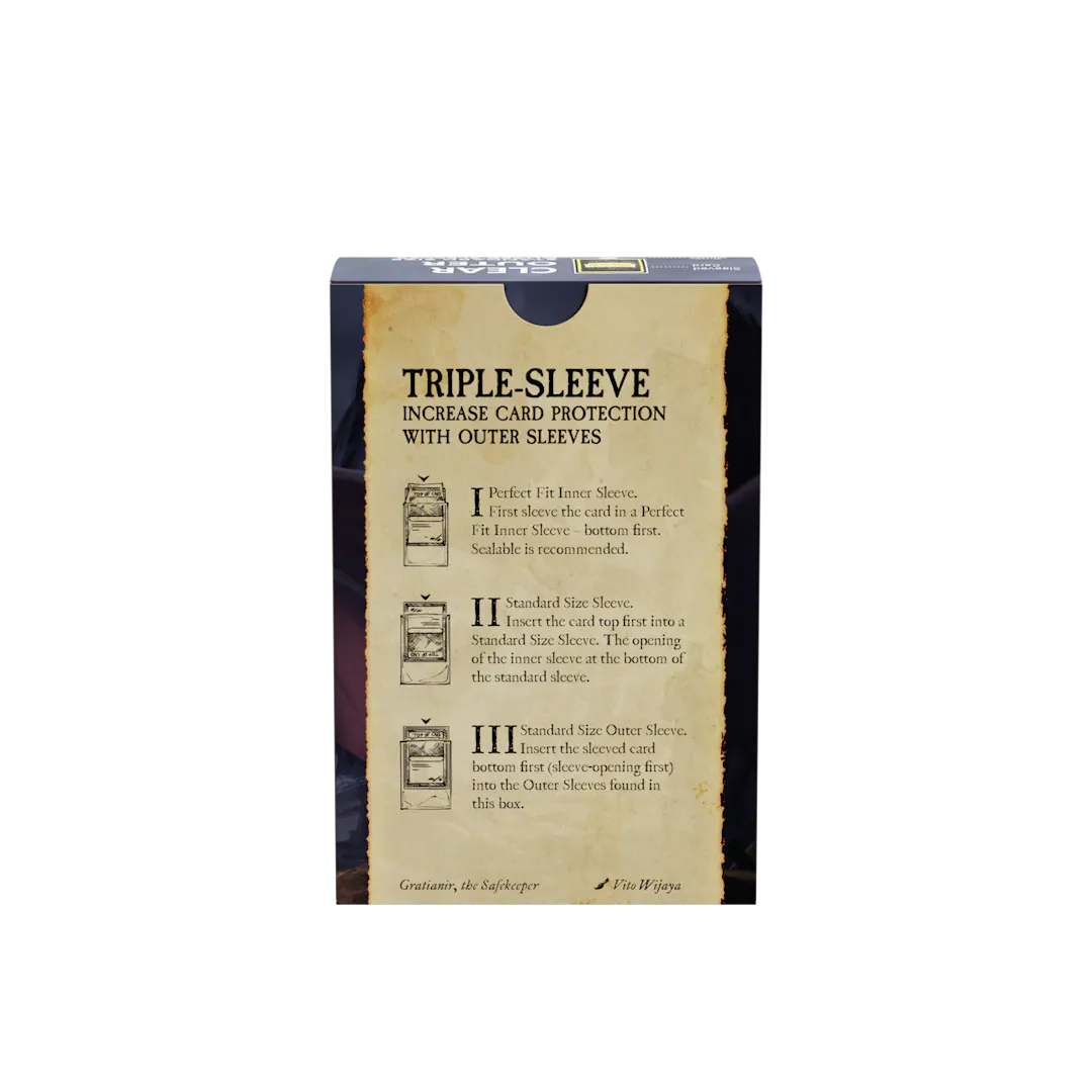 Clear - Matte Outer Sleeves - Image 2