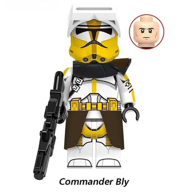 Commander Bly Clone Trooper Lego Star wars Minifigures Custom Toys - Image 2