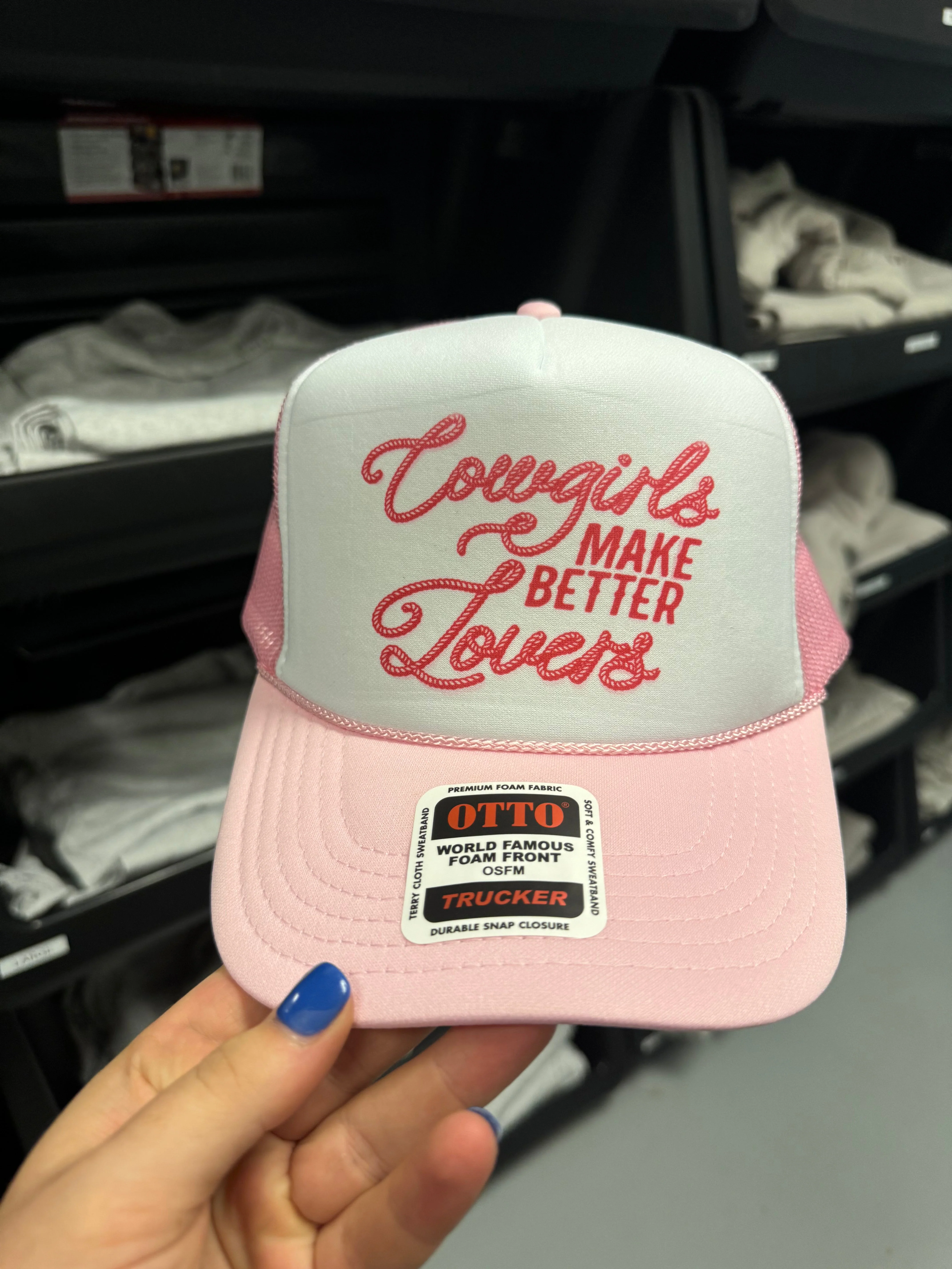 Cowgirls Make Better Lovers Trucker Hat - Image 2