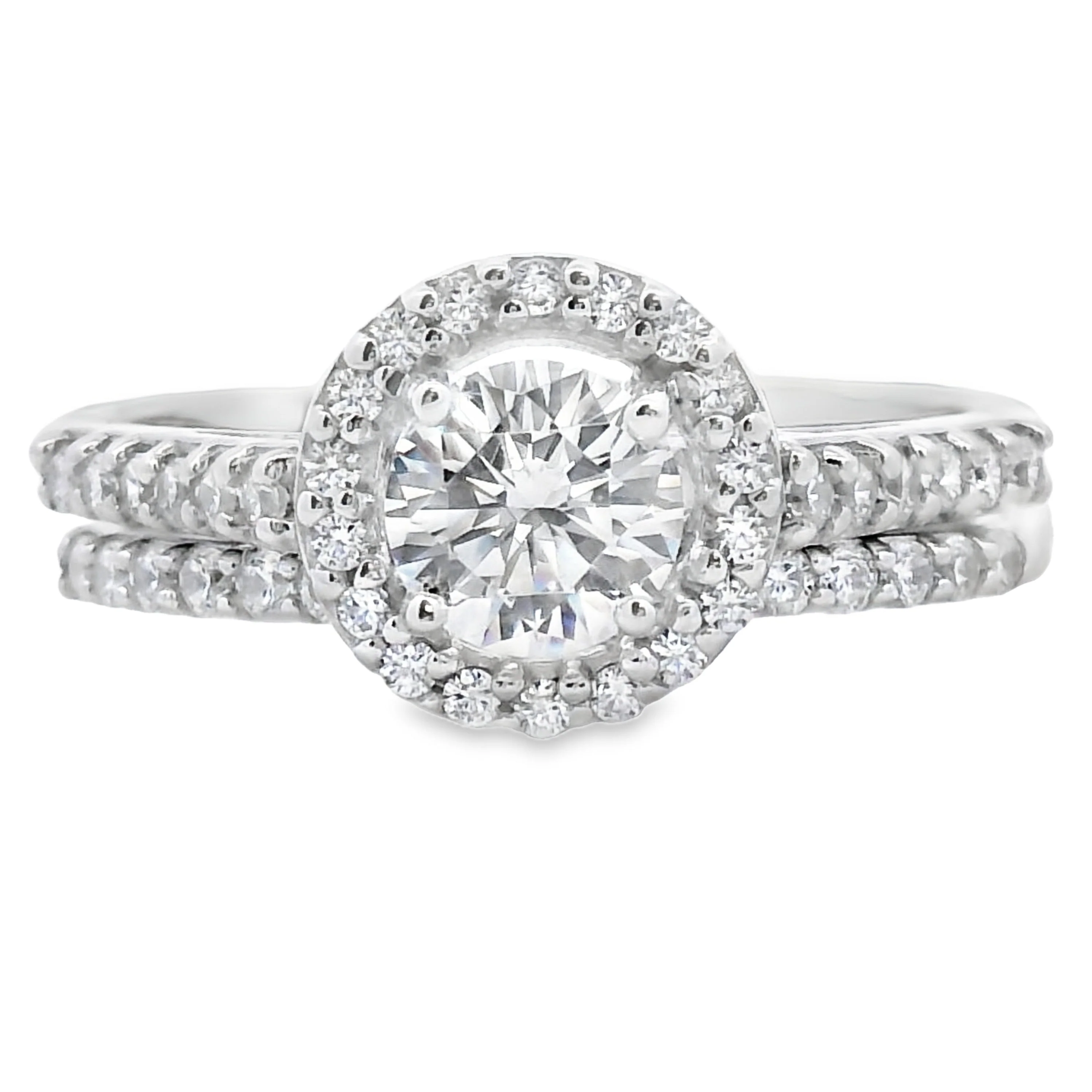 Cubic Zirconia CZ SS Bridal Sterling Silver