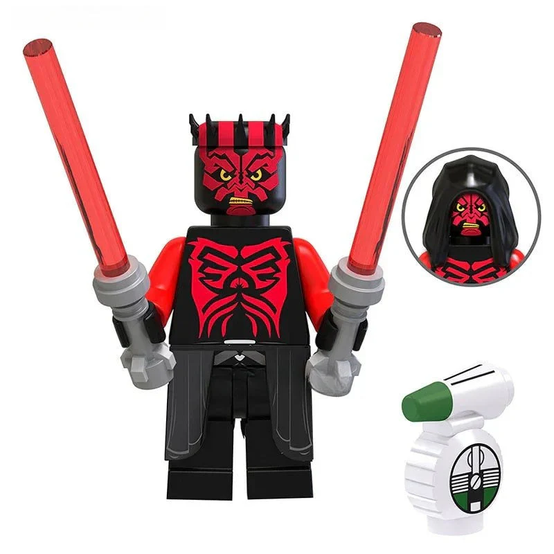 Darth Maul Lego Star Wars Minifigures Custom Toys 3 - Image 2