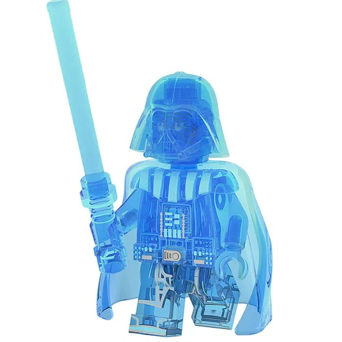 Darth Vader Transparent Blue Star Wars Lego Compatible Minifigure 3 - Image 3