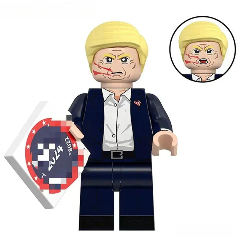 Donald Trump Assassination Attempt Best Lego Minifigures custom toys NEW