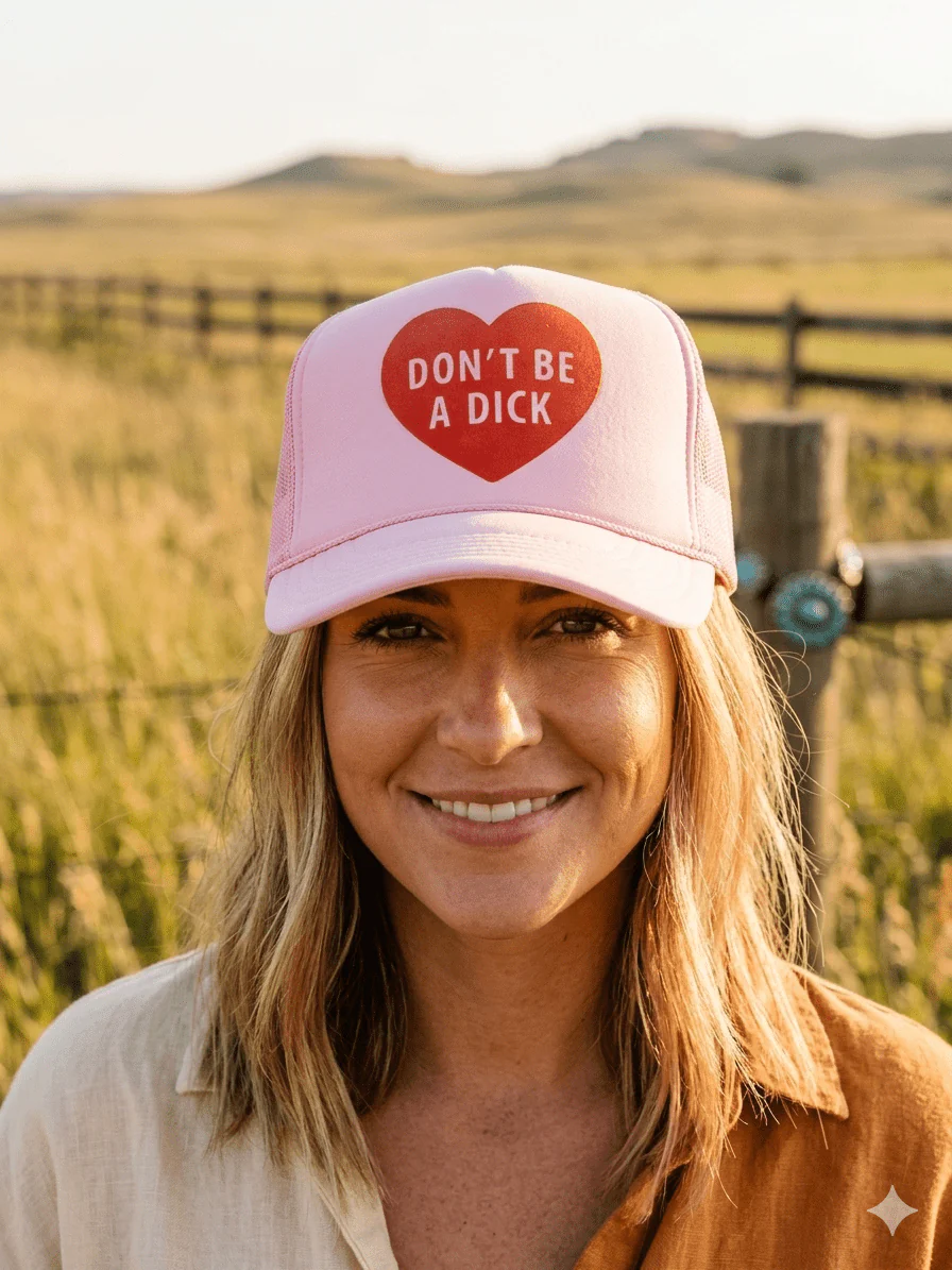 Don't Be A Dick Trucker Hat - Image 2
