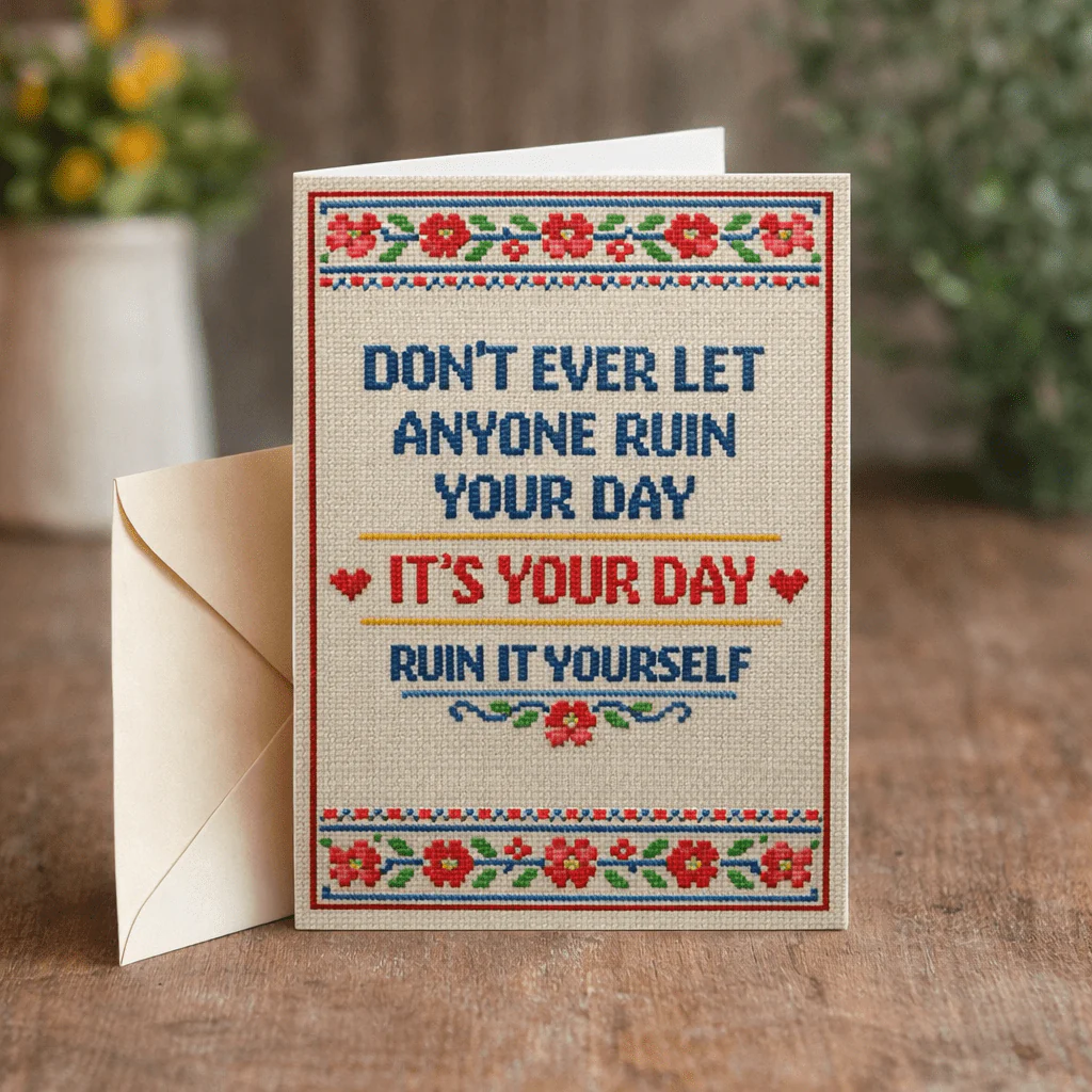 Don't Ever Let Anyone Ruin Your Day Card - Image 2