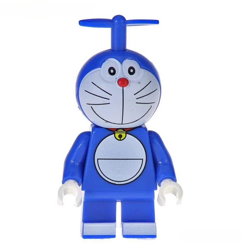 Doraemon Lego Minifigures Anime custom toys
