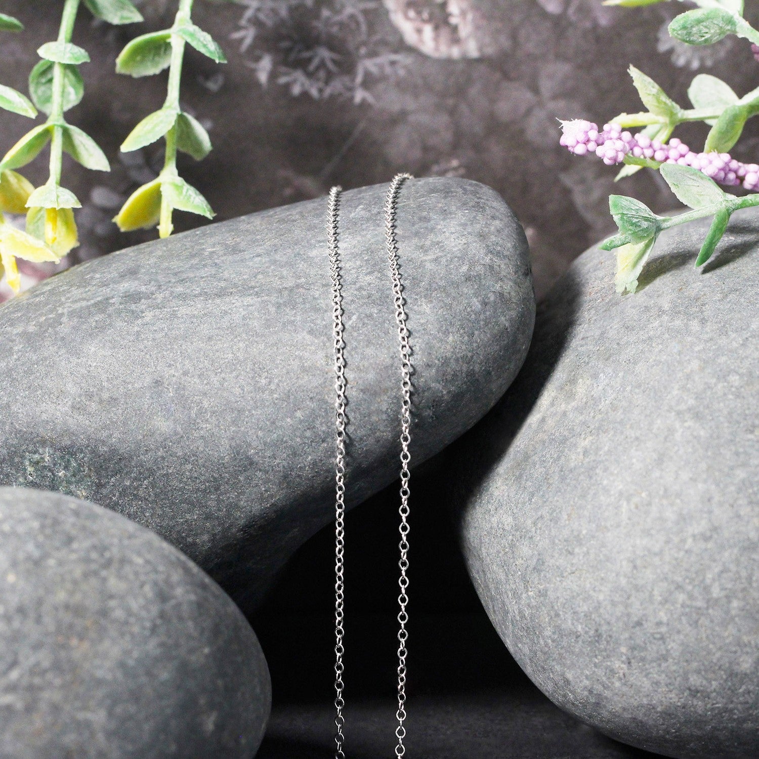 Double Extendable Piatto Chain in 14k White Gold (1.2mm) - Image 10