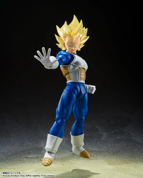 Dragon Ball Z S.H.Figuarts Super Saiyan Vegeta (Awakening Super Saiyan Blood) - Image 2