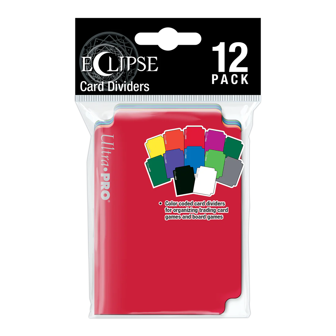 Eclipse Multi-Colored Card Deck Dividers Pack (12ct)