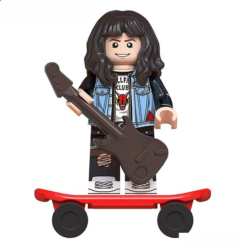 Eddie Munson Stranger Things Lego Minifigures Custom Toys