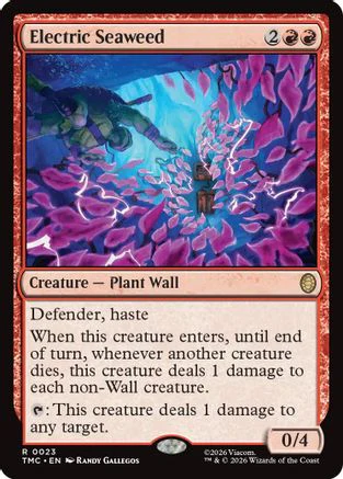 Electric Seaweed (TMC-023) - Commander: Teenage Mutant Ninja Turtles