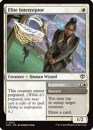 Elite Interceptor (SOS-012) - Secrets of Strixhaven Foil