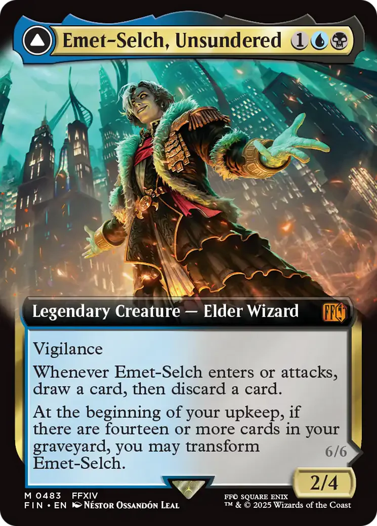 Emet-Selch, Unsundered (Extended Art) (FIN-483) - FINAL FANTASY: (Extended Art) Foil - Image 4