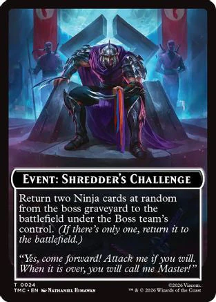 Event: Shredder's Challenge (TMC-024) - Commander: Teenage Mutant Ninja Turtles