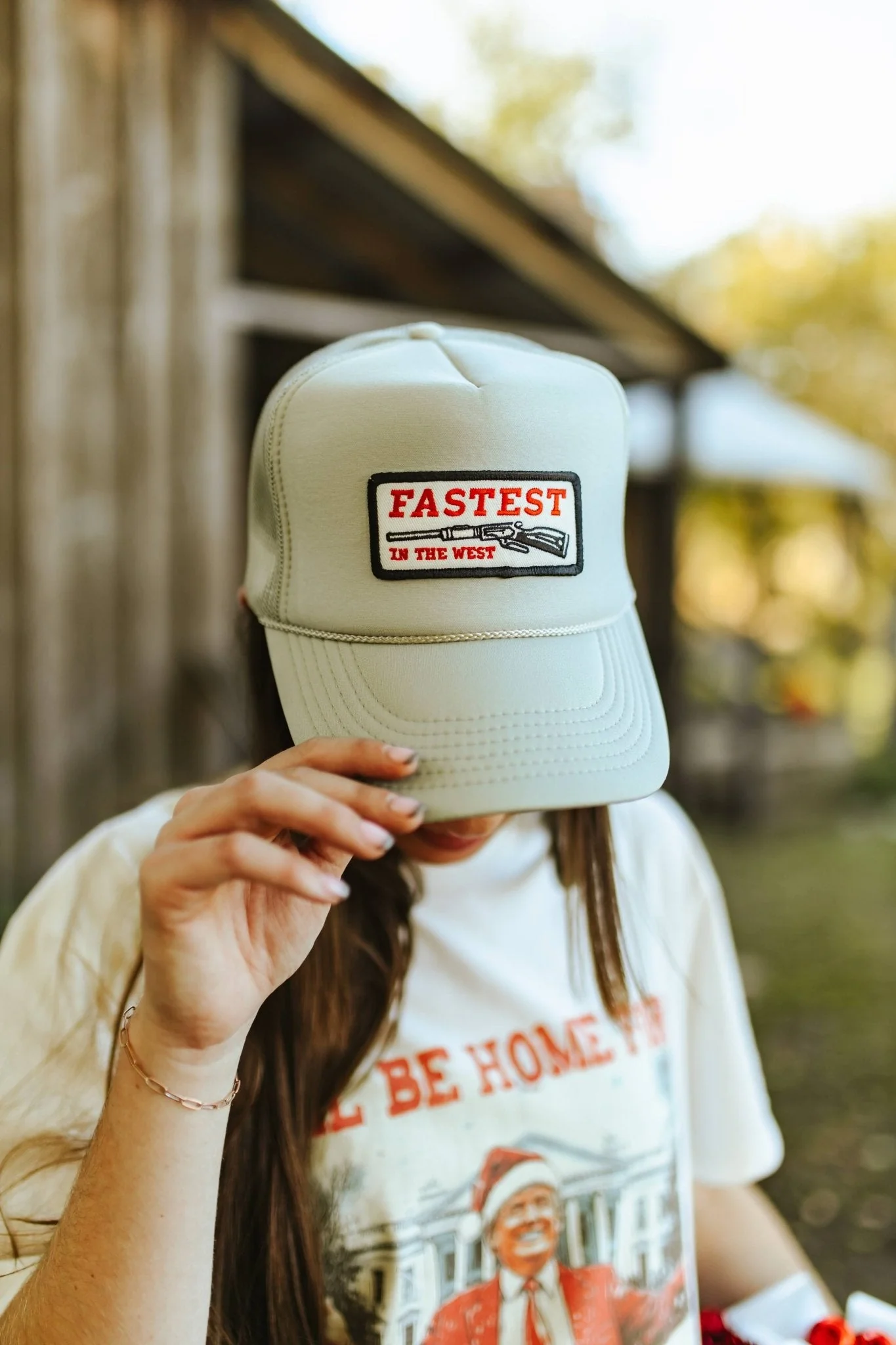 Fastest in the West Patch Trucker Hat - Image 3