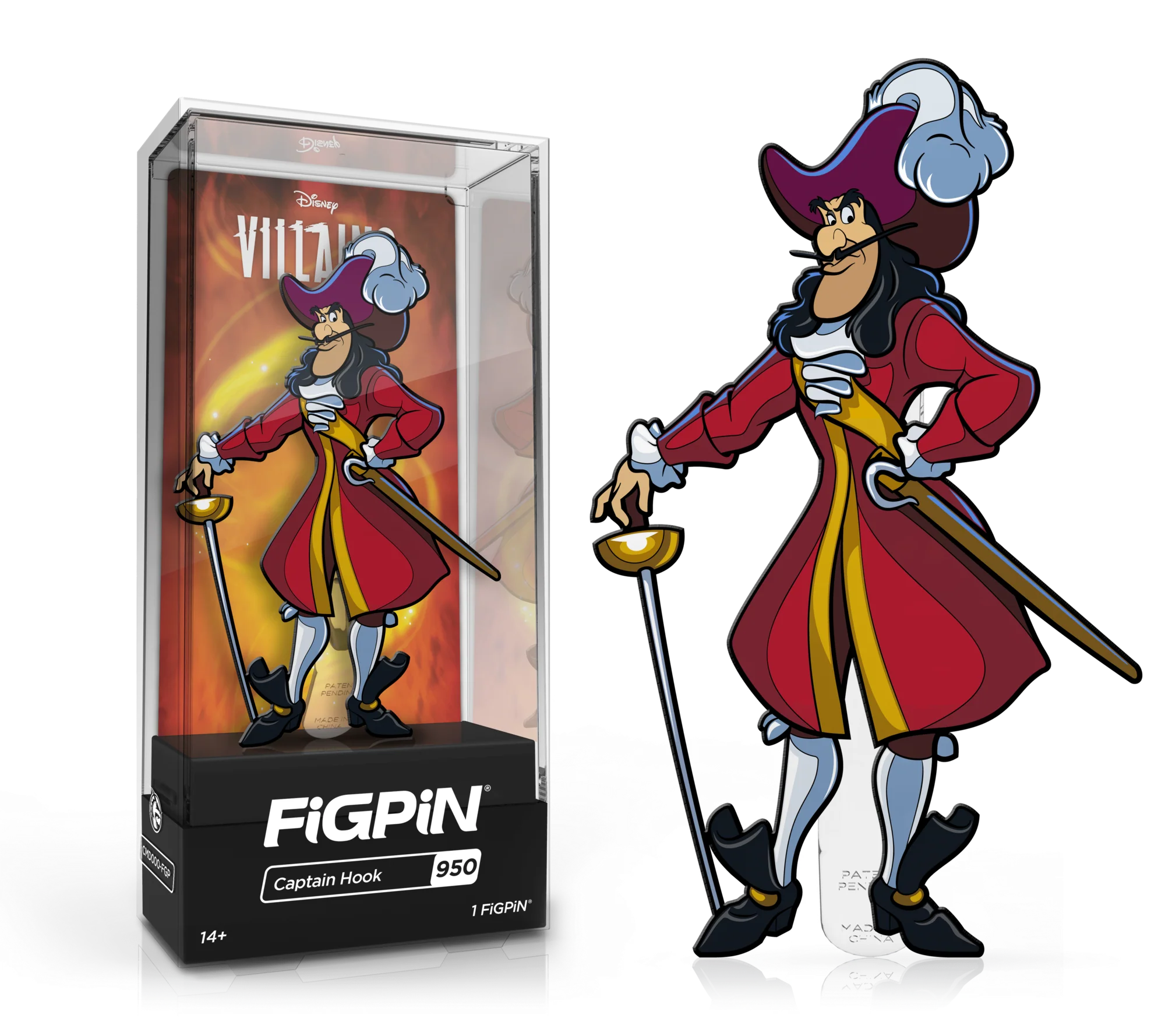 FiGPiN: Disney Villains - Captain Hook (950)